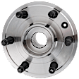 Front or Rear, Driver or Passenger Side Wheel Hub, With Bearing, 6 x 4.72 in. Bolt Pattern