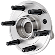 Front or Rear, Driver or Passenger Side Wheel Hub, With Bearing, 6 x 4.72 in. Bolt Pattern
