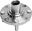 Front, Driver or Passenger Side Wheel Hub, Without Bearing, 4 x 3.94 in. Bolt Pattern