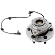 Front, Driver or Passenger Side Wheel Hub, With Bearing, With Sensor, 6 x 5.5 in. Bolt Pattern, RWD