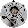 Front, Driver or Passenger Side Wheel Hub, With Bearing, With Sensor, 6 x 5.5 in. Bolt Pattern, RWD
