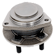 Front, Driver or Passenger Side Wheel Hub, with Bearing, RWD