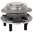 Front, Driver or Passenger Side Wheel Hub, with Bearing, RWD