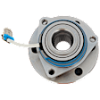 Rear, Driver or Passenger Side Wheel Hub, With Bearing, With Sensor, 6 x 4.5 in. Bolt Pattern
