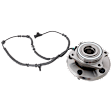Rear, Driver or Passenger Side Wheel Hub, With Bearing, With Sensor, 5 x 5 in. Bolt Pattern, FWD