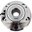 Rear, Driver or Passenger Side Wheel Hub, With Bearing, With Sensor, 5 x 5 in. Bolt Pattern, FWD