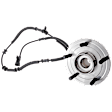 Rear, Driver or Passenger Side Wheel Hub, With Bearing, With Sensor, 5 x 5 in. Bolt Pattern, FWD