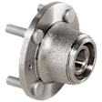 Rear, Driver or Passenger Side Wheel Hub, With Bearing, 4 x 3.94 in. Bolt Pattern, Non-ABS