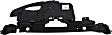Radiator Support Cover - Under Cover Engine Splash Shield, Plastic