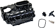 Intake Manifold, 6 Cyl., 4.3L Engine, Black, Plastic, Kit, Includes Gasket, Valve and Plastic Fitting