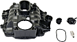 Intake Manifold, 6 Cyl., 4.3L Engine, Black, Plastic, Kit, Includes Gasket, Valve and Plastic Fitting