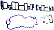 Intake Manifold Gasket, 6 Cyl., 4.3L Engine, Includes Upper Set