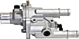 Thermostat Housing, 4 Cyl., 1.8L Engine, Blade Type, 2-prong Male Terminal