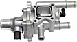 Thermostat Housing, 4 Cyl., 1.8L Engine, Blade Type, 2-prong Male Terminal