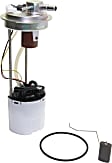 2008 Chevrolet Silverado 1500 LT - Fuel Pump, 69.3 in. Bed, Crew Cab Pickup, with 2 Connectors, with 3 Tube Ports, Electric, With Fuel Sending Unit, 8 Cyl 4.8L