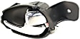 Front Or Rear, Passenger Side Chrome Interior Door Handle, With Door Lock Button
