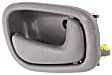 Front or Rear, Passenger Side Interior Door Handle, Gray, Without Door Lock Hole, For Models With Manual Door Locks, 4 Cyl., 1.8L Engine