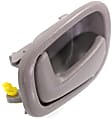 Front or Rear, Driver Side Interior Door Handle, Gray, Without Door Lock Hole, For Models With Manual Door Locks, 4 Cyl., 1.8L Engine