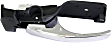 Front, Driver Side Chrome Lever with Primed Bezel Interior Door Handle