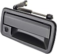 1994-2004 GMC Sonoma - Front, Passenger Side Smooth Black Exterior Door Handle, With Key Hole
