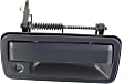1994-2004 GMC Sonoma - Front, Passenger Side Smooth Black Exterior Door Handle, With Key Hole