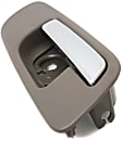 2007 GMC Yukon - Front, Driver Side Brown bezel with chrome lever Interior Door Handle, Without Door Lock Hole