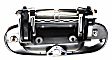 Front Or Rear, Passenger Side Primed Exterior Door Handle, Without Key Hole