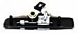 Front, Passenger Side Exterior Door Handle, Chrome, Without Key Hole, With Steel Rod Retainer