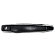 Front, Passenger Side Textured Black Exterior Door Handle, With Key Hole