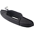 Front, Passenger Side Textured Black Exterior Door Handle, With Key Hole