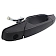 Front, Passenger Side Textured Black Exterior Door Handle, With Key Hole