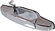 2009 Cadillac Escalade ESV - Front, Passenger Side Chrome Exterior Door Handle, Without Key Hole