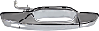 2009 Cadillac Escalade ESV - Front, Passenger Side Chrome Exterior Door Handle, Without Key Hole