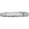 Front, Driver Side Exterior Door Handle, Chrome, with Keyhole, without Keyless Entry