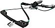 Front, Driver Side Power Window Regulator, With Motor