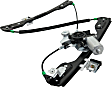 Front, Driver Side Power Window Regulator, With Motor