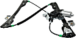 Front, Driver Side Power Window Regulator, With Motor