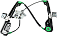 Front, Driver Side Power Window Regulator, With Motor