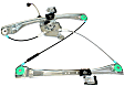 Front, Driver Side Power Window Regulator, With Motor