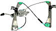 Front, Driver Side Power Window Regulator, With Motor