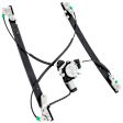 Front, Passenger Side Power Window Regulator, With Motor