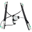 Front, Passenger Side Power Window Regulator, With Motor