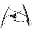 Front, Passenger Side Power Window Regulator, With Motor