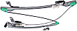 2004 Chrysler Pacifica Base - Front, Driver Side Power Window Regulator, With Motor