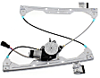 Front, Driver Side Power Window Regulator, With Motor