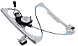 Front, Driver Side Power Window Regulator, With Motor