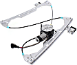 Front, Driver Side Power Window Regulator, With Motor