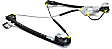 Front, Driver Side Power Window Regulator, Without Motor