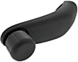 Front Or Rear, Driver Or Passenger Side Window Crank, Textured Black