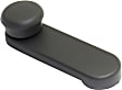 Front or Rear, Driver or Passenger Side Window Crank, Plastic, Gray